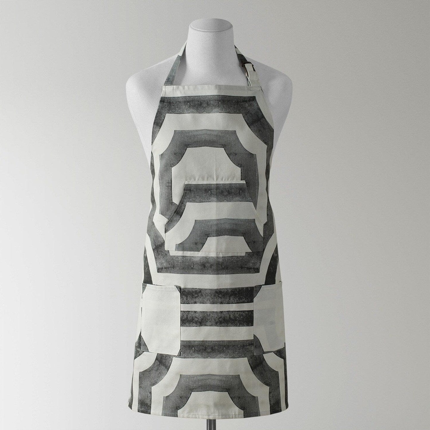 Mecca Steel Printed Cotton Apron - HalfPriceDrapes.com