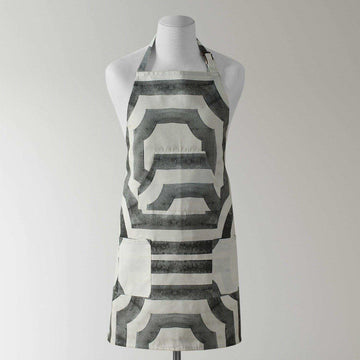Mecca Steel Printed Cotton Apron - HalfPriceDrapes.com