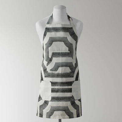 Mecca Steel Geometric Printed Cotton Apron