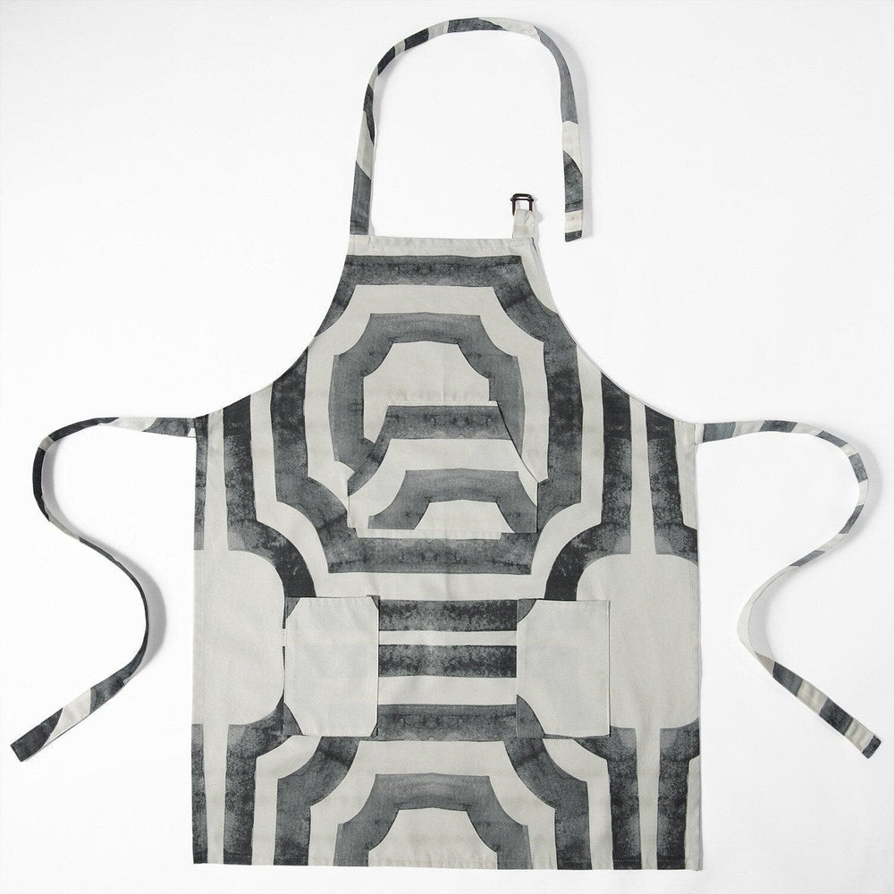 Mecca Steel Printed Cotton Apron - HalfPriceDrapes.com