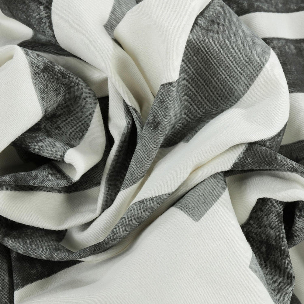 Mecca Steel Printed Cotton Cushion Covers - Pair (2 pcs.)