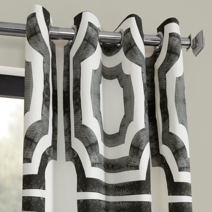 Mecca Steel Grommet Printed Cotton Curtain