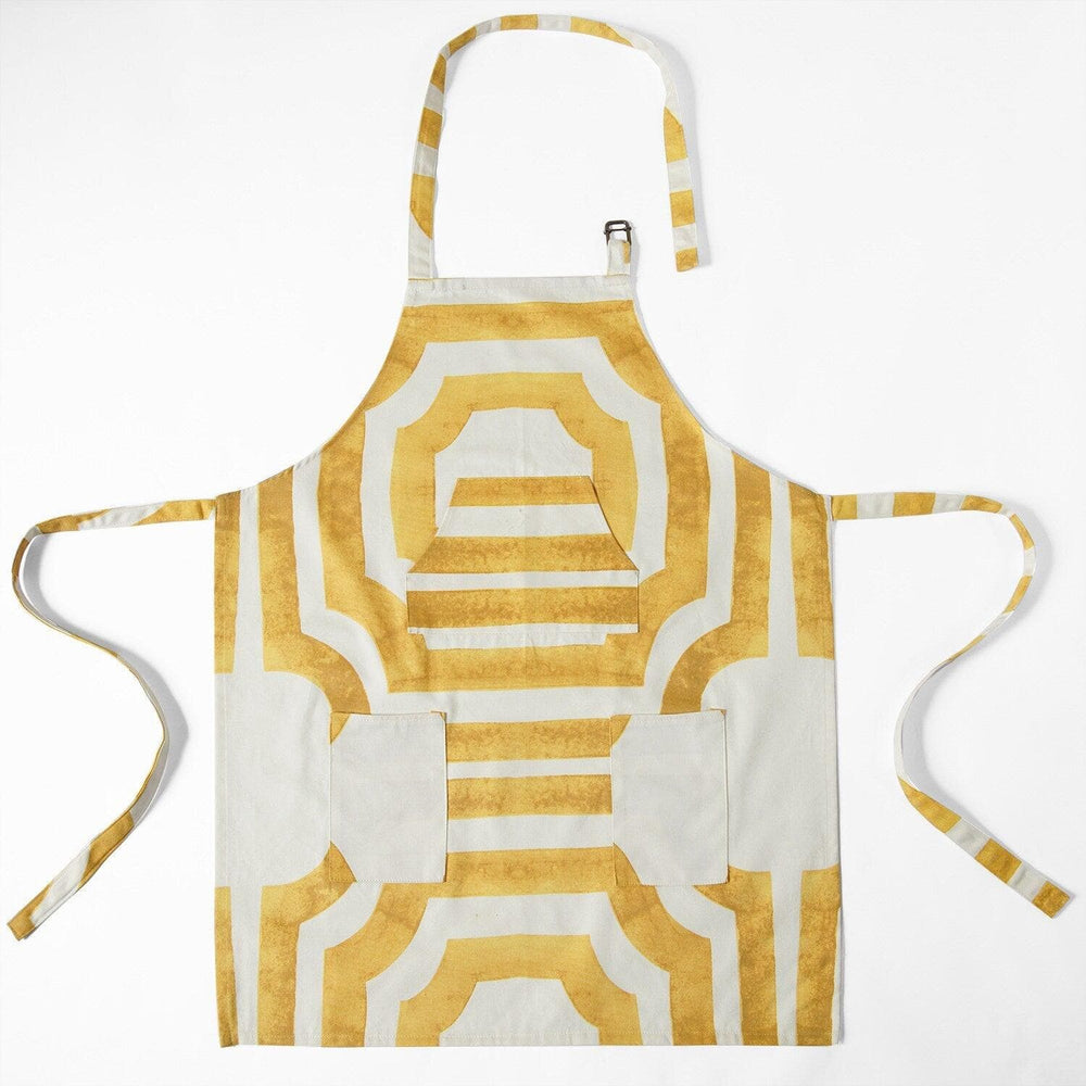 Mecca Gold Printed Cotton Apron - HalfPriceDrapes.com