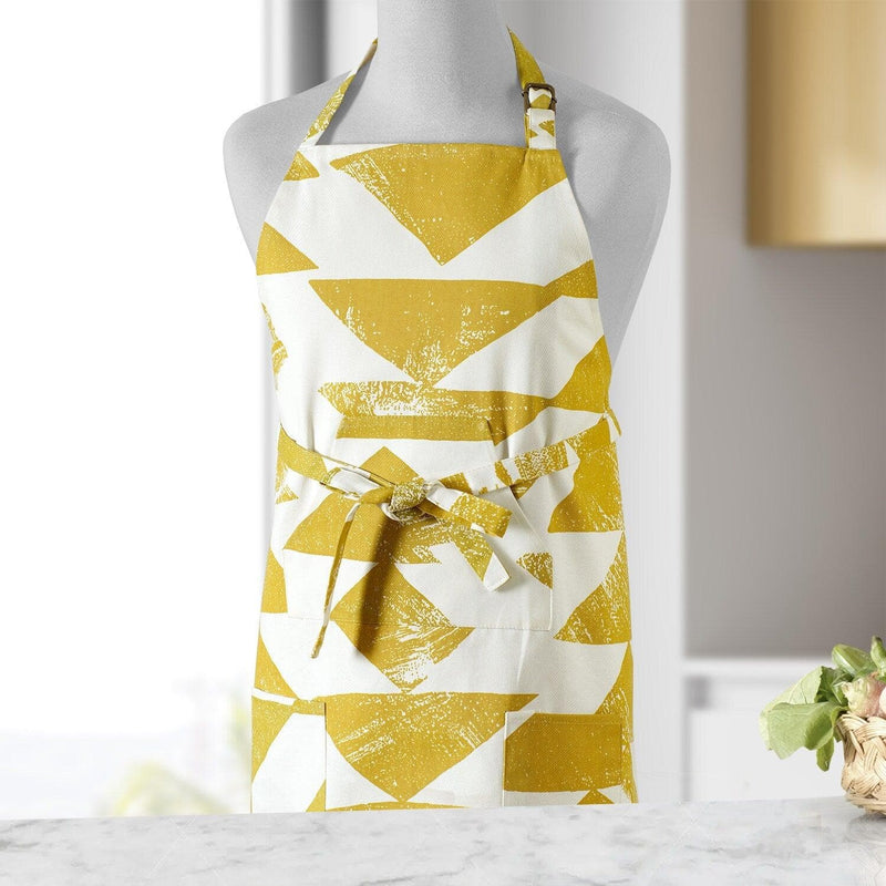 Triad Gold Printed Cotton Apron - HalfPriceDrapes.com