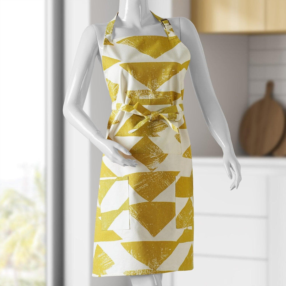 Triad Gold Printed Cotton Apron - HalfPriceDrapes.com