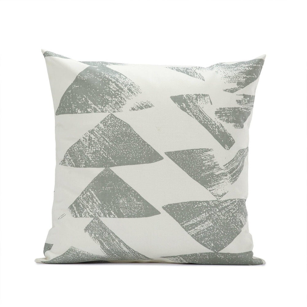 Triad Smoke Printed Cotton Cushion Covers - Pair (2 pcs.)