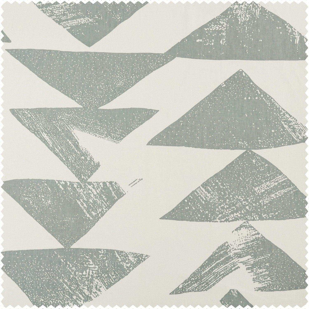 Triad Smoke Printed Cotton Twill Swatch - HalfPriceDrapes.com