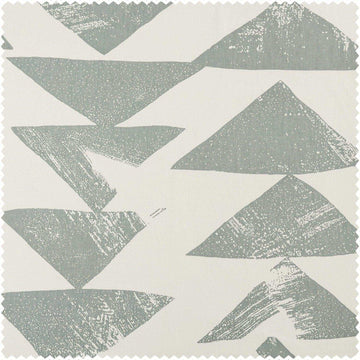 Triad Smoke Printed Cotton Twill Swatch - HalfPriceDrapes.com