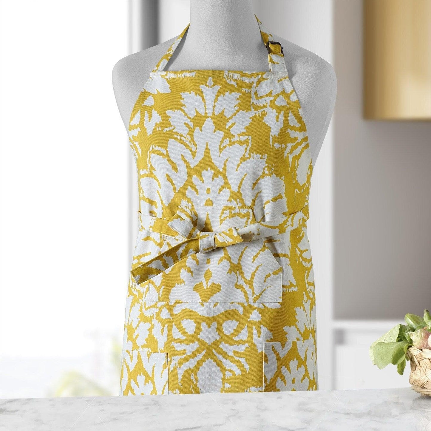 Lacuna Sun Printed Cotton Apron - HalfPriceDrapes.com