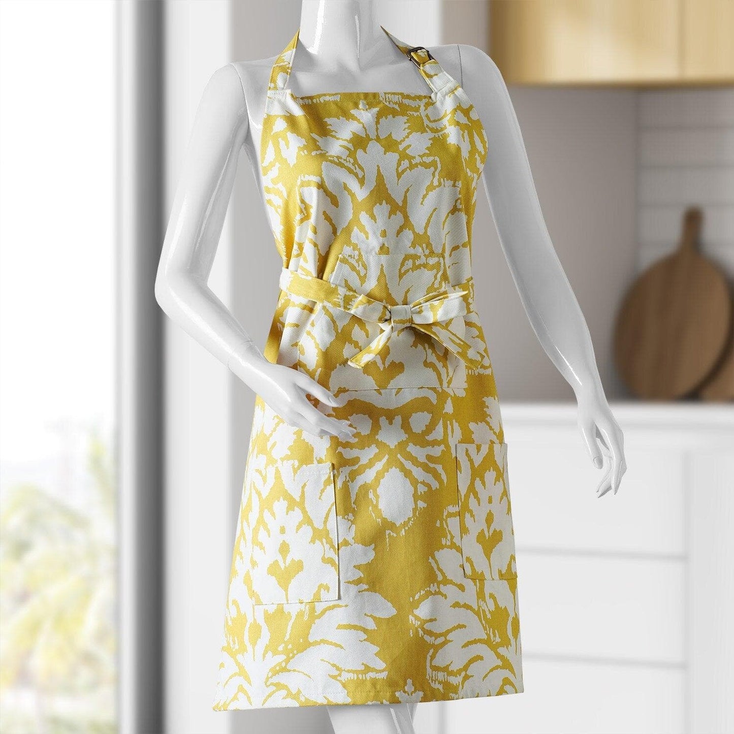 Lacuna Sun Printed Cotton Apron - HalfPriceDrapes.com