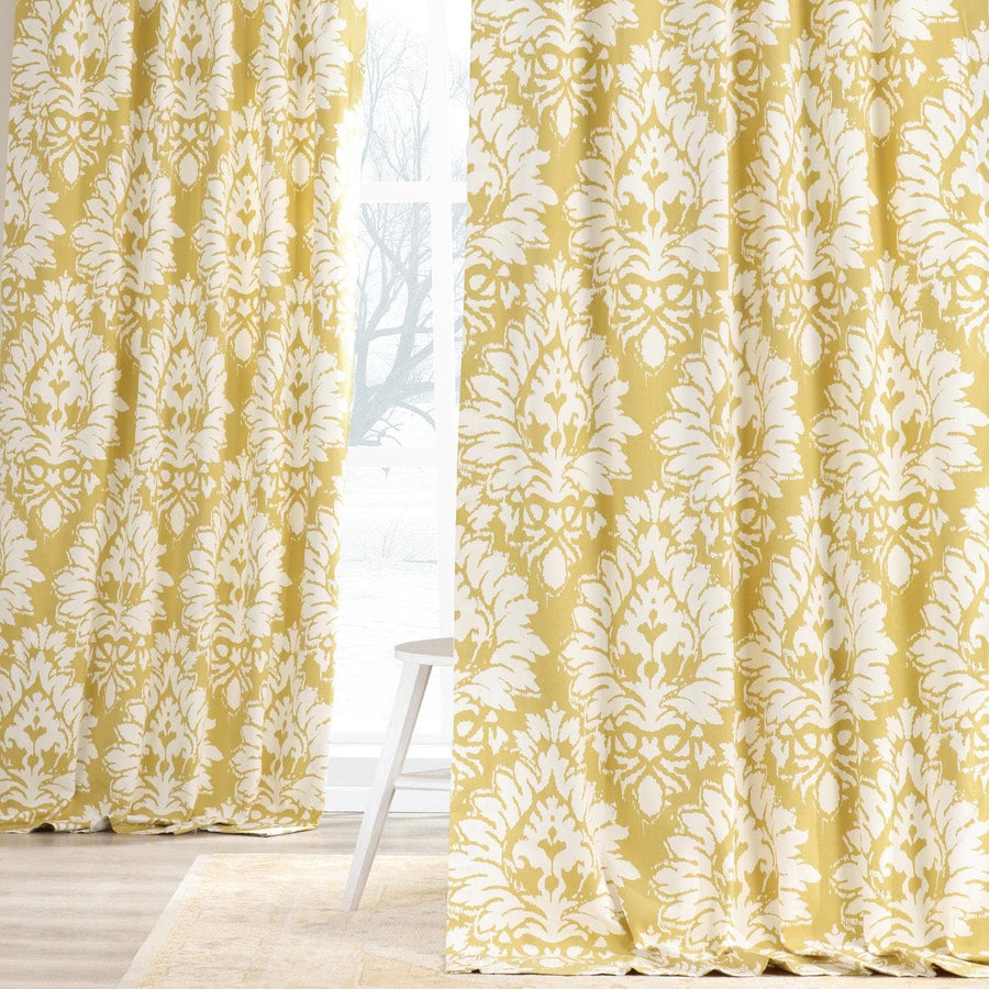 Lacuna Sun Printed Cotton Curtain - HalfPriceDrapes.com