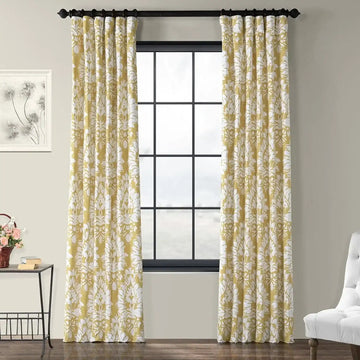 Lacuna Sun Printed Cotton Curtain