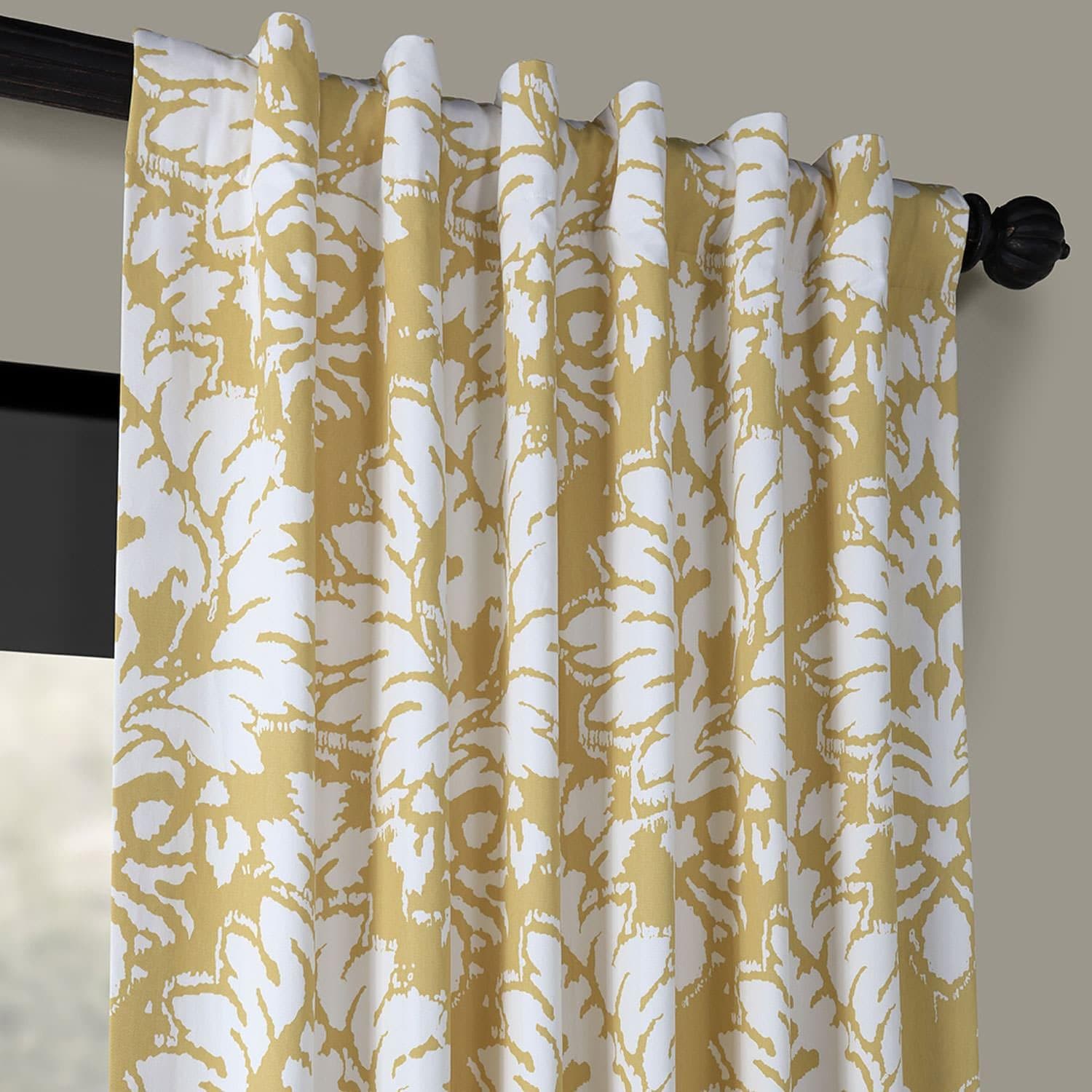 Lacuna Sun Printed Cotton Curtain