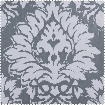 Lacuna Grey Printed Cotton Swatch - HalfPriceDrapes.com
