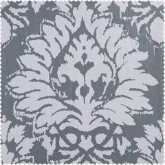 Lacuna Grey Floral Printed Cotton Swatch