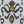 Lumiere Gold Emblem Printed Cotton Swatch