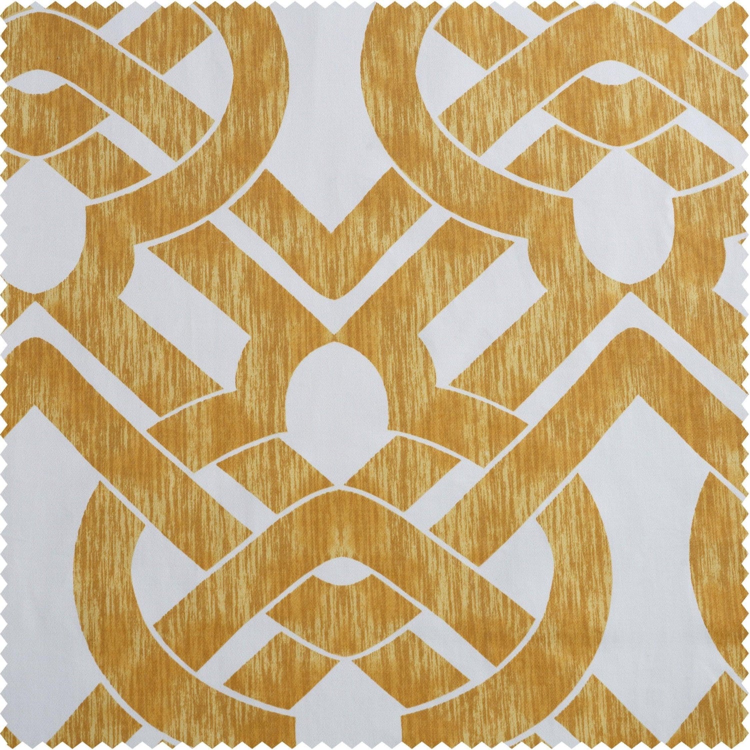 Celtic Gold Printed Cotton Swatch - HalfPriceDrapes.com