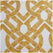 Celtic Gold Geometric Printed Cotton Swatch