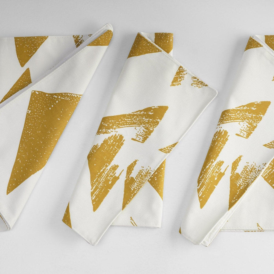 Triad Gold Printed Cotton Table Runners & Placemats