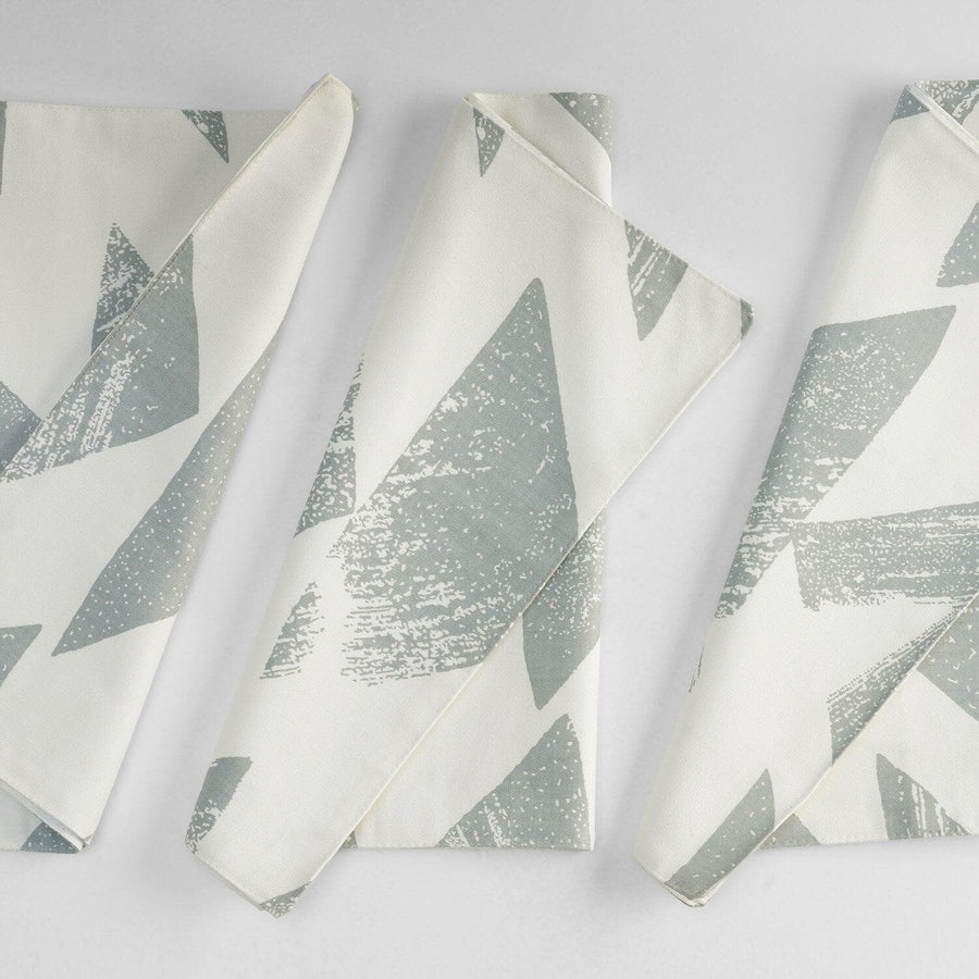 Triad Smoke Printed Cotton Table Runners & Placemats