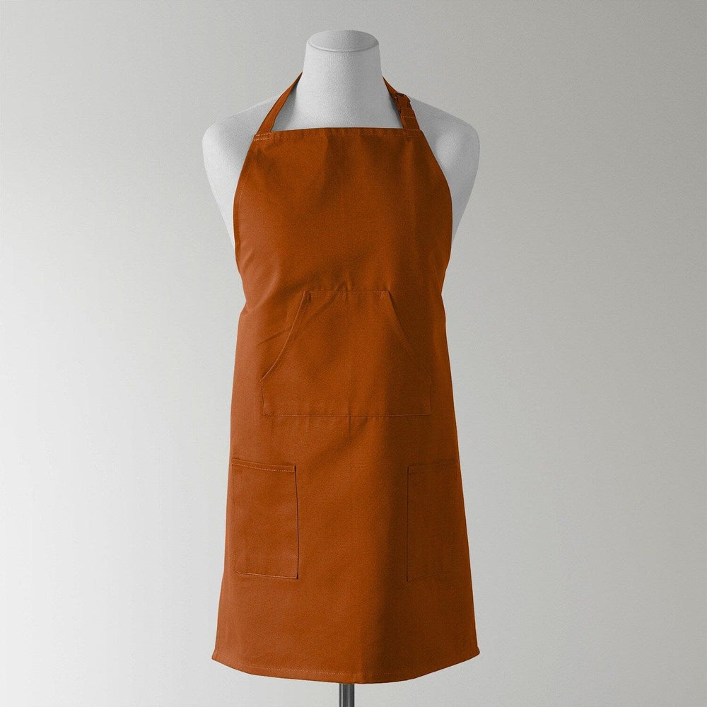 Bombay Rust Solid Cotton Apron - HalfPriceDrapes.com