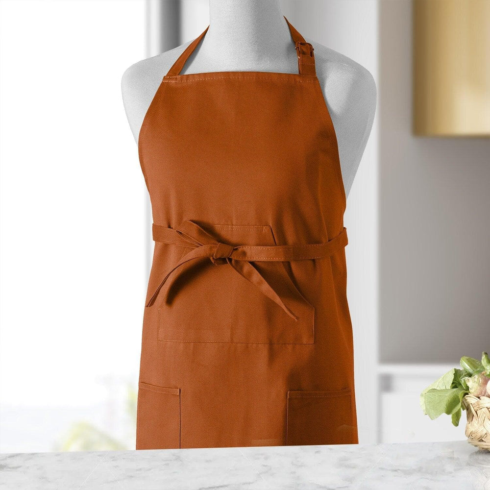 Bombay Rust Solid Cotton Apron - HalfPriceDrapes.com