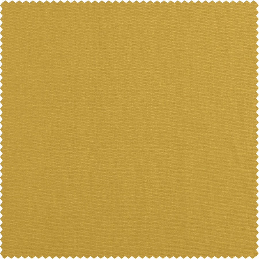 Mustard Yellow Solid Cotton Twill Swatch - HalfPriceDrapes.com