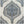 Arabesque Blue Emblem Printed Cotton Custom Curtain