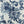 Indonesian Blue Floral Printed Cotton Custom Curtain