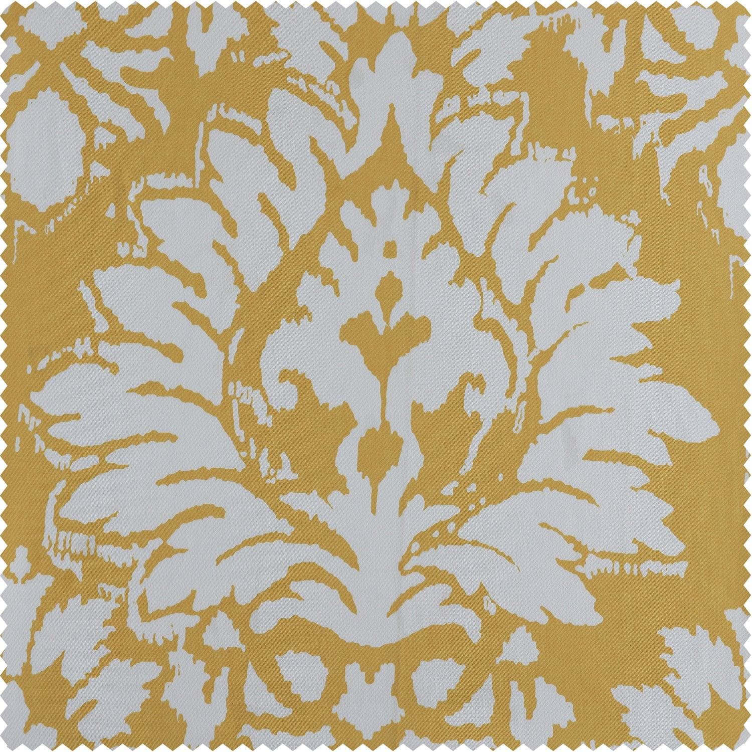 Lacuna Sun French Pleat Printed Cotton Curtain