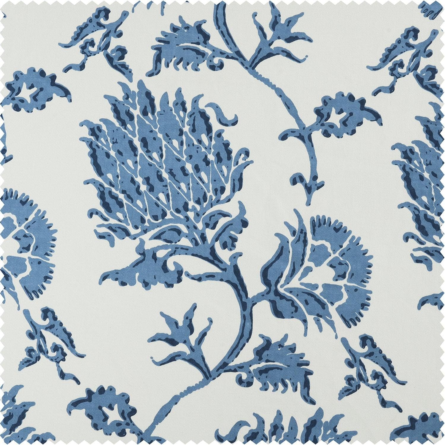 Duchess Blue Printed Cotton Apron
