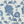 Duchess Blue Emblem Printed Cotton Apron