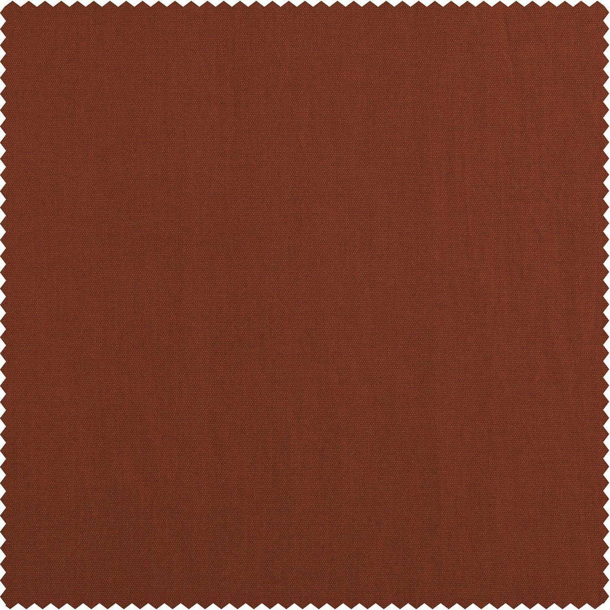 Bombay Rust Solid Cotton Twill Swatch - HalfPriceDrapes.com