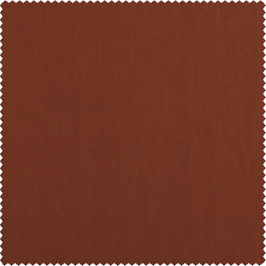 Bombay Rust Solid Cotton Twill Swatch - HalfPriceDrapes.com
