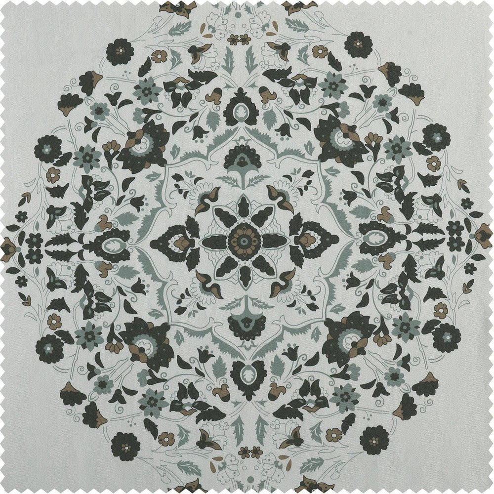 Kerala Cocoa Printed Cotton Swatch - HalfPriceDrapes.com