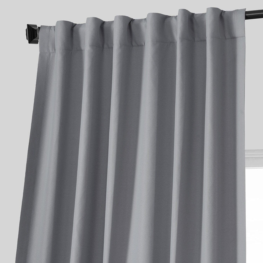 Palladium Grey Placid Thermal Hotel Blackout Curtain Pair (2 Panels)