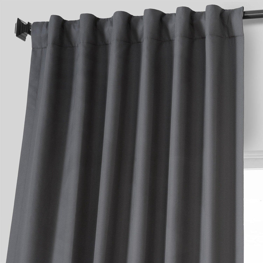 Fountain Grey Placid Thermal Hotel Blackout Curtain Pair (2 Panels)