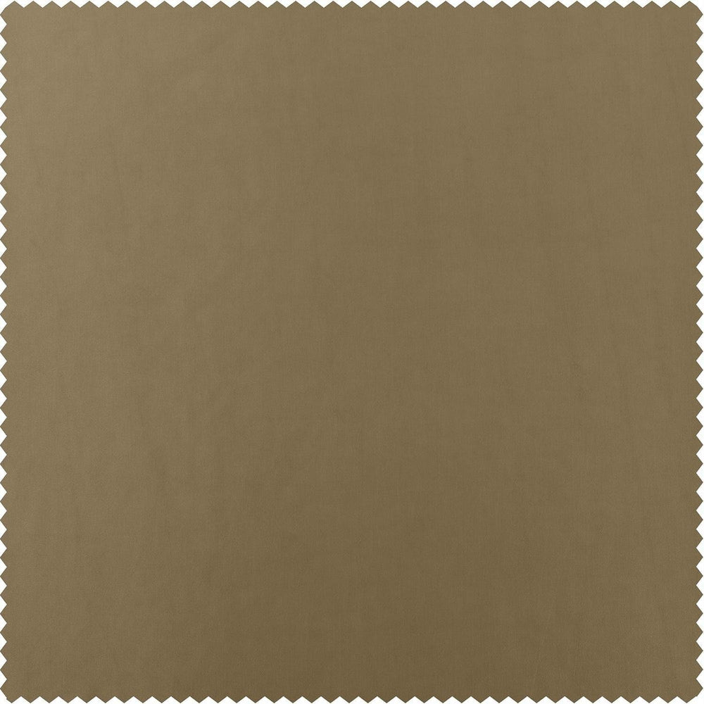 Tuscan Tan Solid Faux Silk Taffeta Swatch - HalfPriceDrapes.com