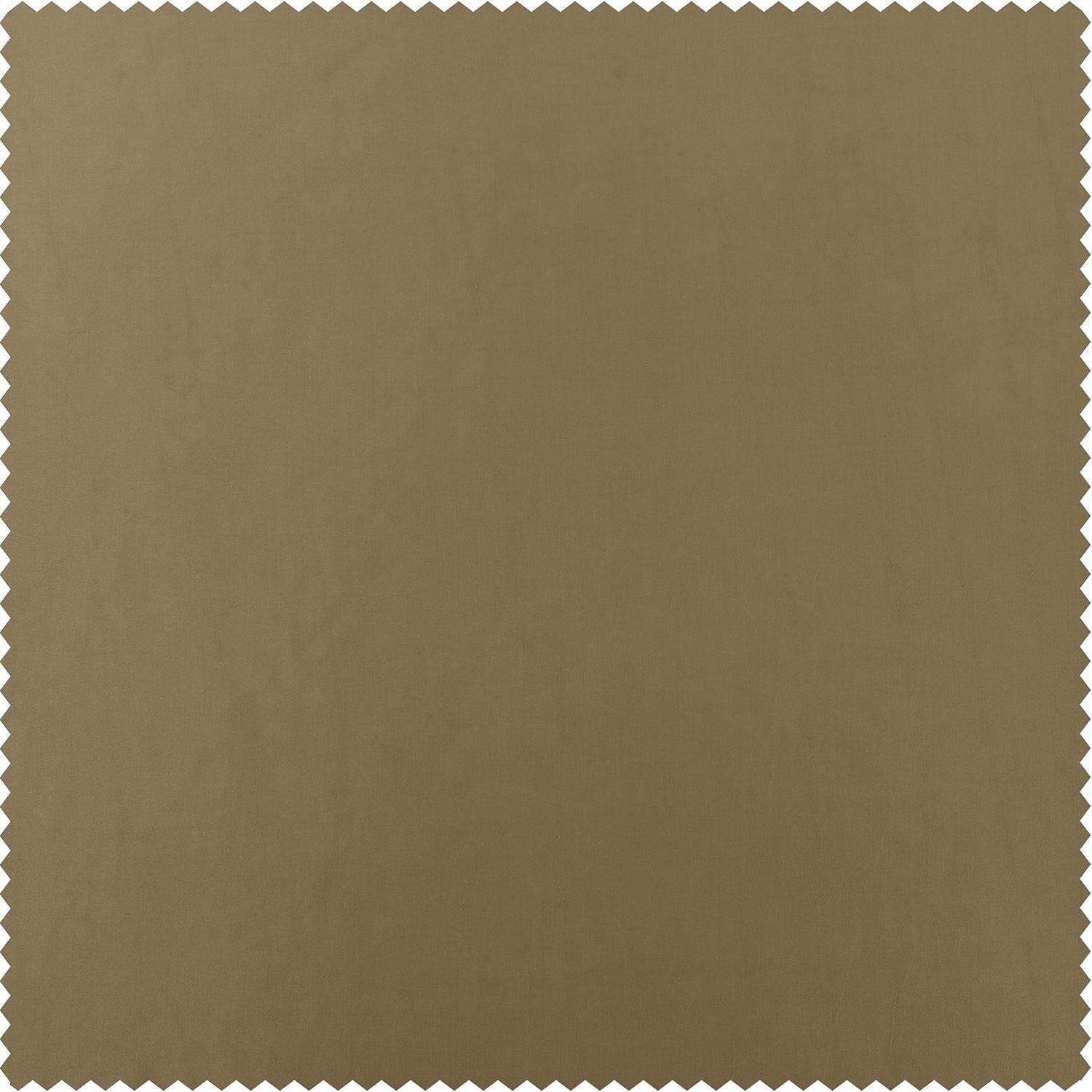 Tuscan Tan Solid Faux Silk Taffeta Swatch - HalfPriceDrapes.com