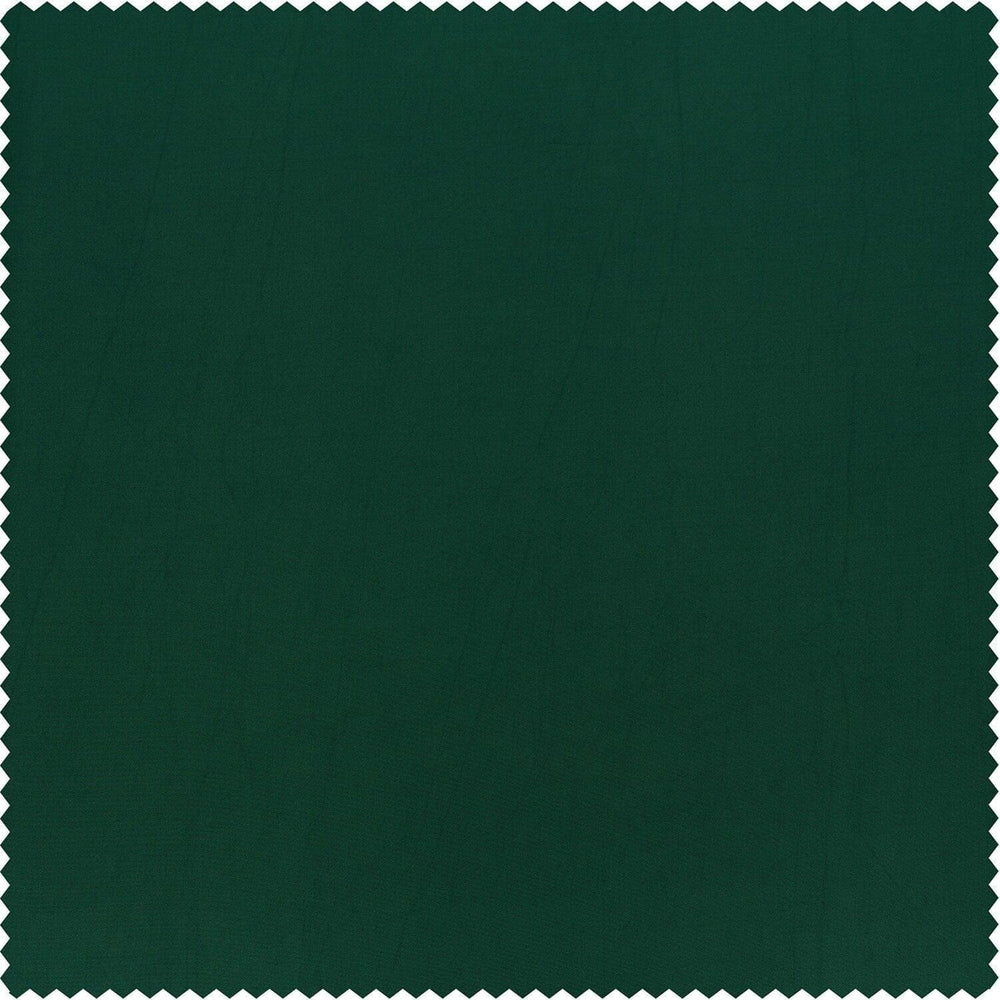 Emerald Green Solid Faux Silk Taffeta Swatch