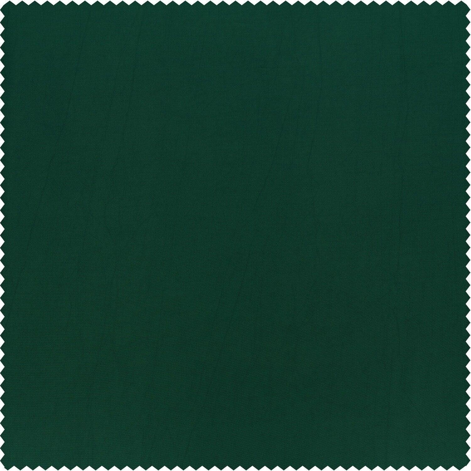 Emerald Green Solid Faux Silk Taffeta Swatch