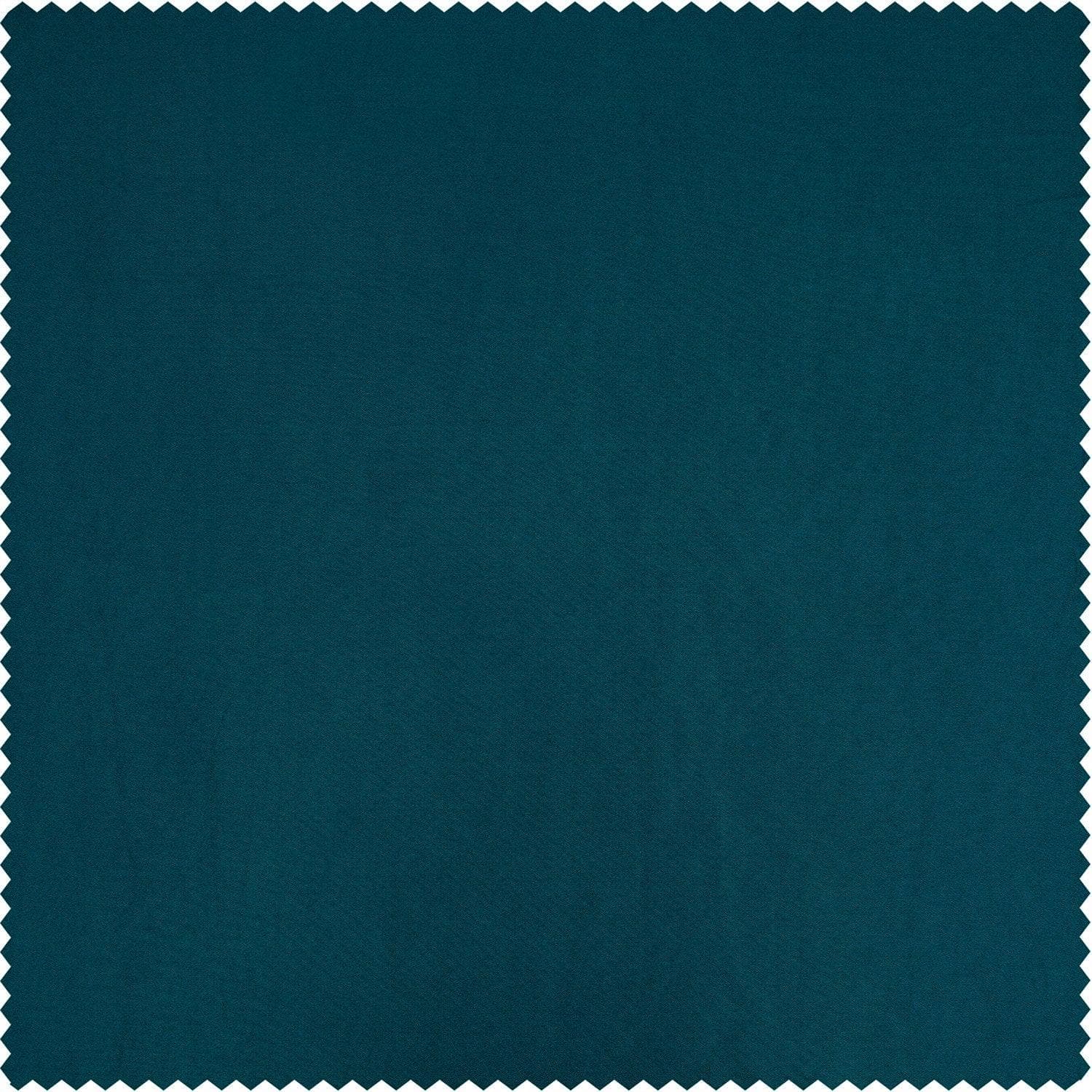 Dark Teal Blue Solid Faux Silk Taffeta Curtain Pair (2 Panels)
