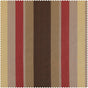 Mirage Gold, Green & Red Striped Designer Faux Silk Swatch