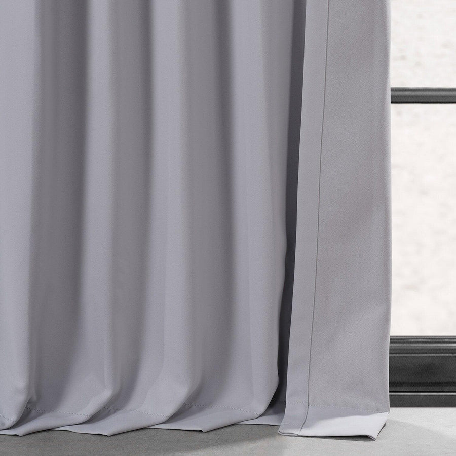 Network Grey Performance Woven Hotel Blackout Curtain Pair (2 Panels)