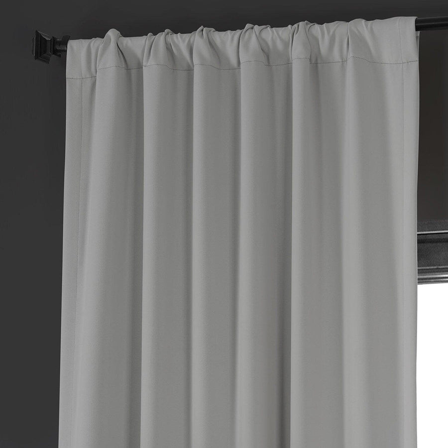Traventine Greige Performance Woven Hotel Blackout Curtain Pair (2 Panels)