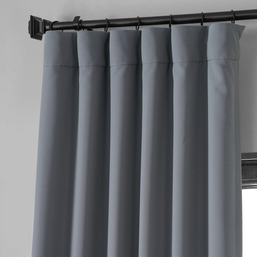 Décor Grey Performance Woven Hotel Blackout Curtain Pair (2 Panels)