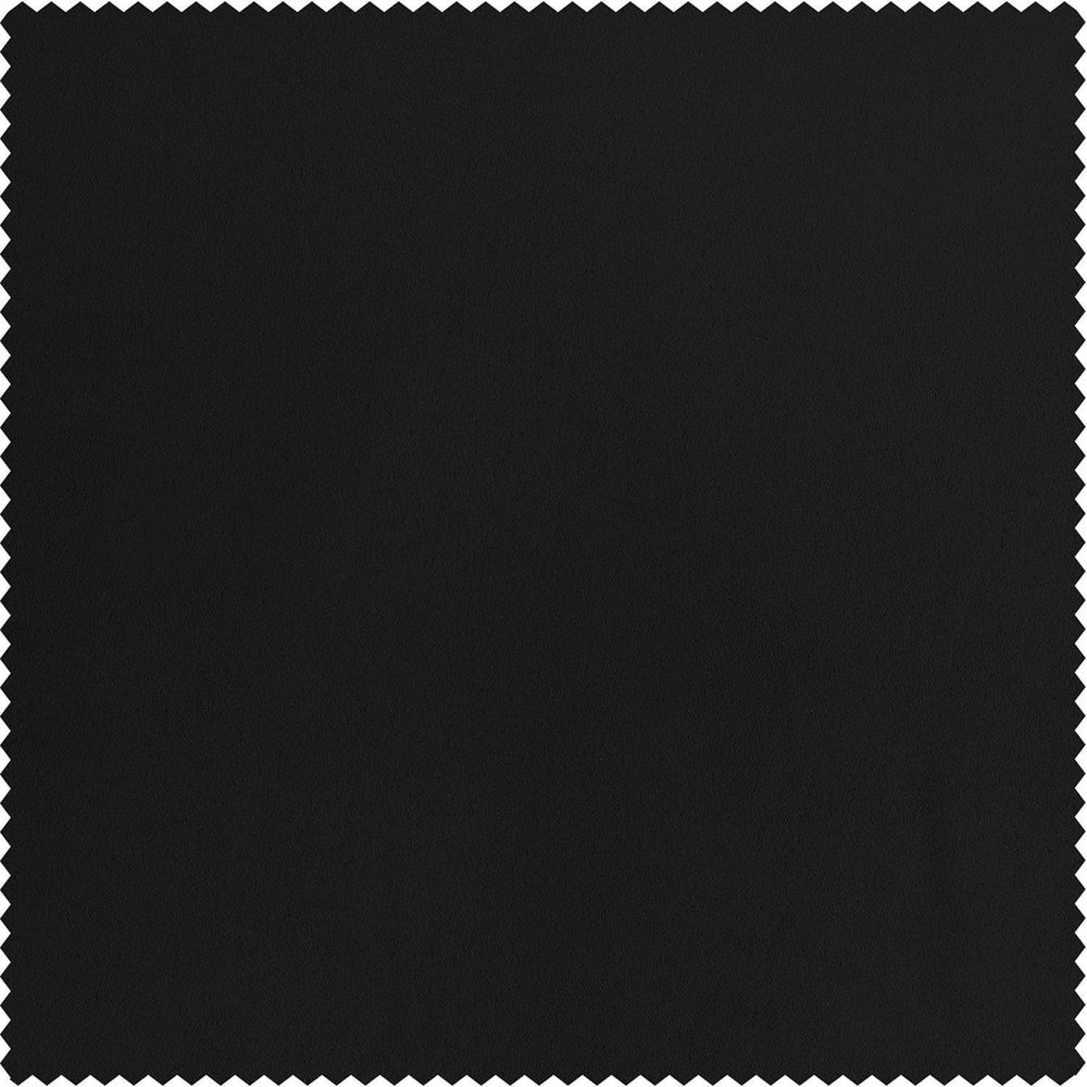 Raven Black Performance Woven Swatch - HalfPriceDrapes.com