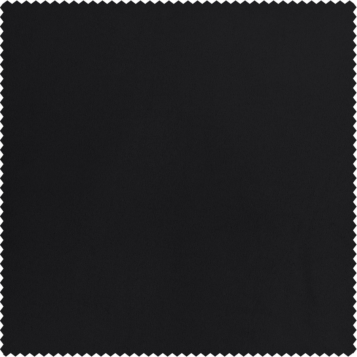 Raven Black Performance Woven Swatch - HalfPriceDrapes.com