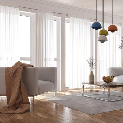 Purity White Deluxe French Linen Custom Curtain