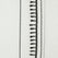 Campane Black Striped Patterned Faux Linen Swatch